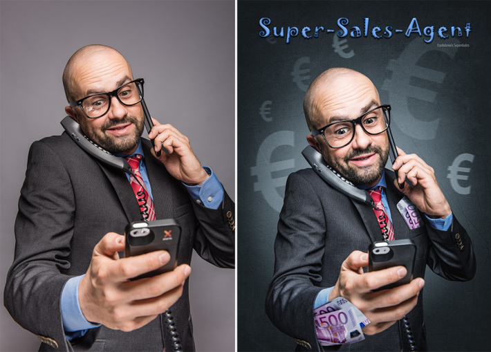 Super Sales Agent vorher/nachher
