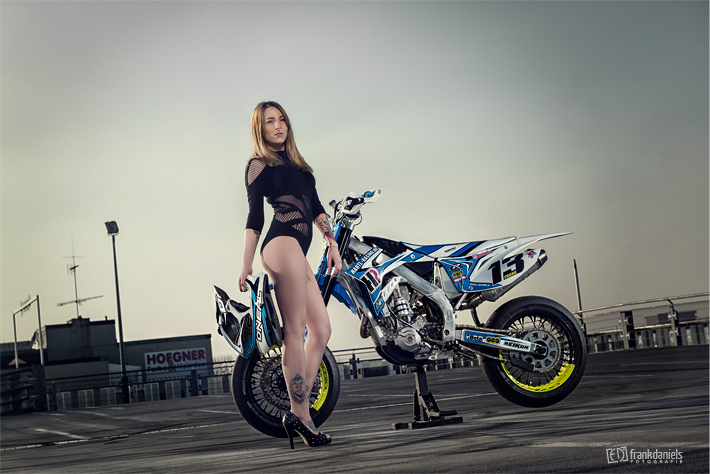 Motorrad-Fotoshooting mit Bony Kamekatze - Making Of